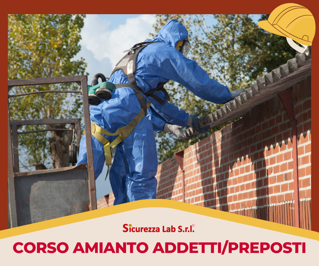 AGGIORNAMENTO CORSO AMIANTO ADDETTI/PREPOSTI  AULA 8 ORE TEORIA + ESAME FINALE