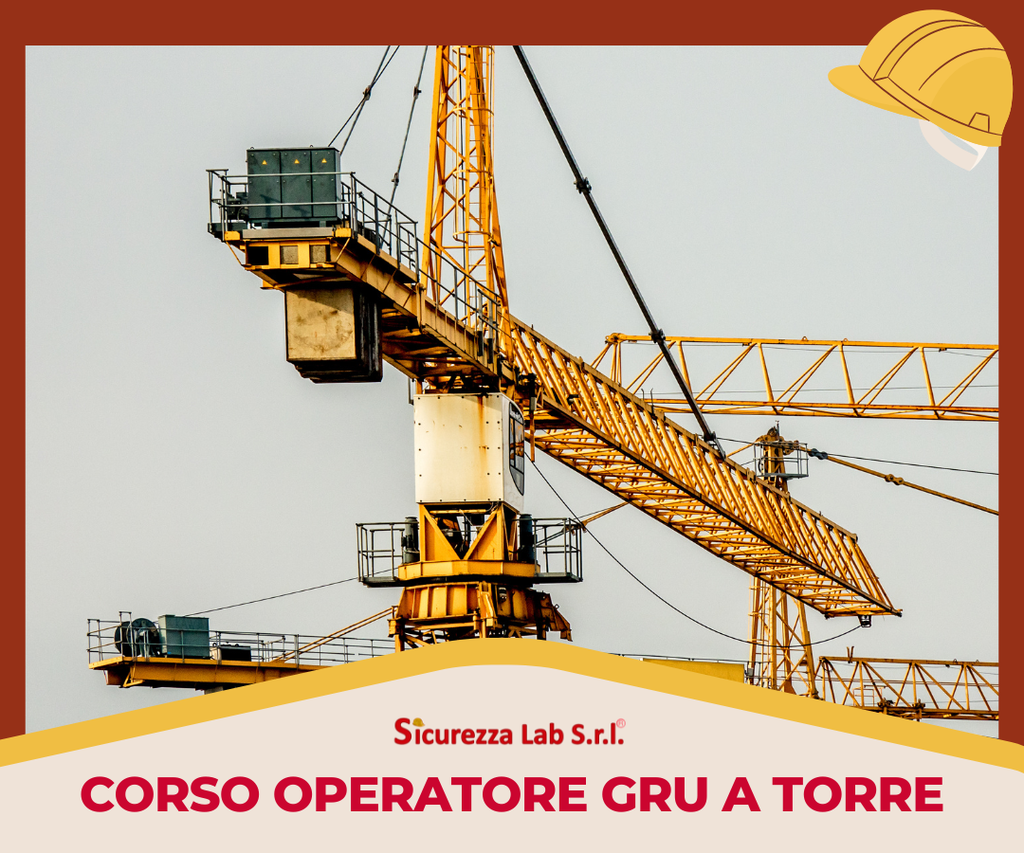 CORSO DI FORMAZIONE OP. GRU (A TORRE) ALL. V. GRU 2 TIPI DI ROTAZIONE 14 ORE AULA